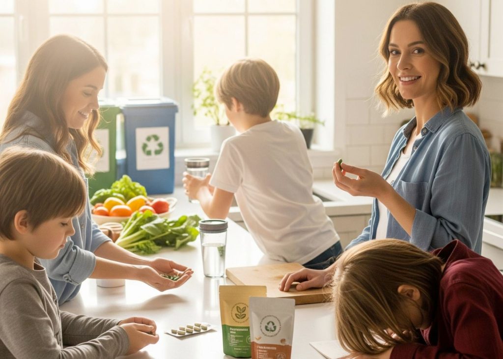 Vegan vitamins for the family